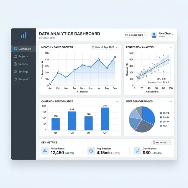 Consulting en analyses statistiques